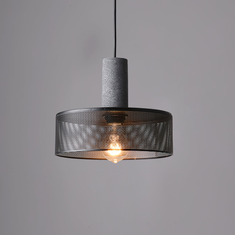 Variant image for Black Pendant Light for Kitchen Island – Adjustable Urban Concrete Lighting Fixture, Modern Design-6