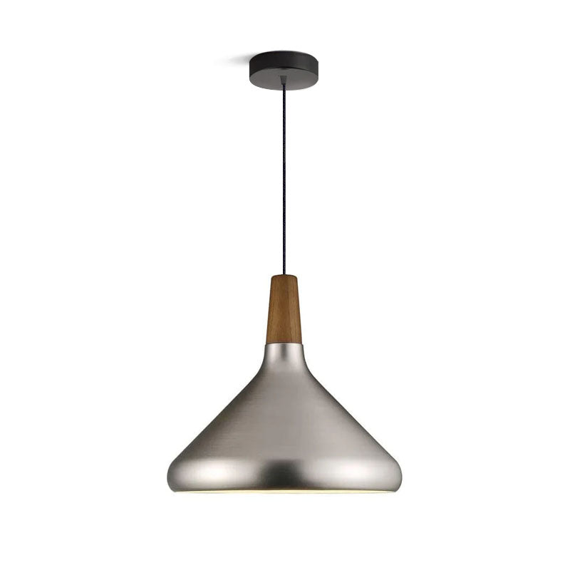 Variant image for Modern Black Pendant Light Fixture with Iron and Wood Design – Stylish Kitchen Pendant Lighting for Indoor Use-8