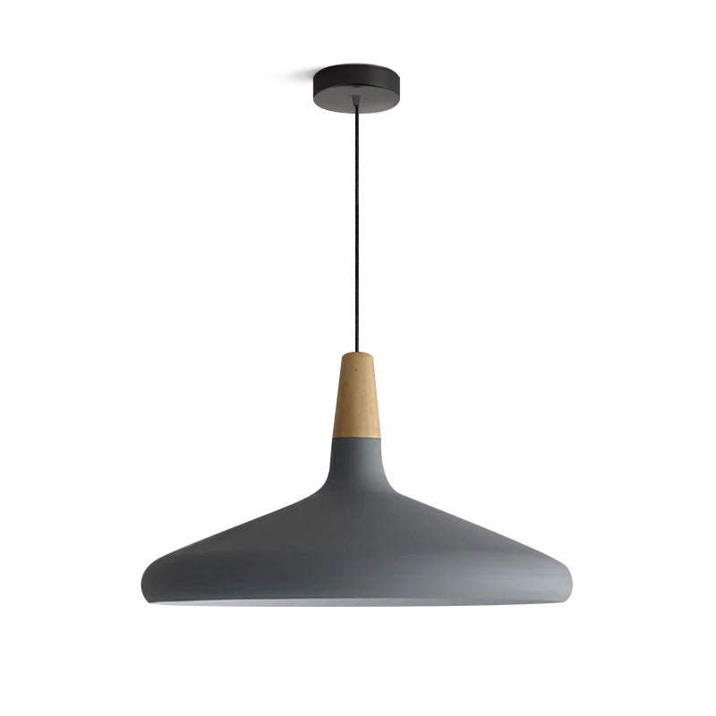 Variant image for Modern Black Pendant Light Fixture with Iron and Wood Design – Stylish Kitchen Pendant Lighting for Indoor Use-15