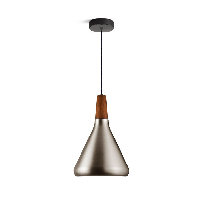 Variant image for Modern Black Pendant Light Fixture with Iron and Wood Design – Stylish Kitchen Pendant Lighting for Indoor Use-3