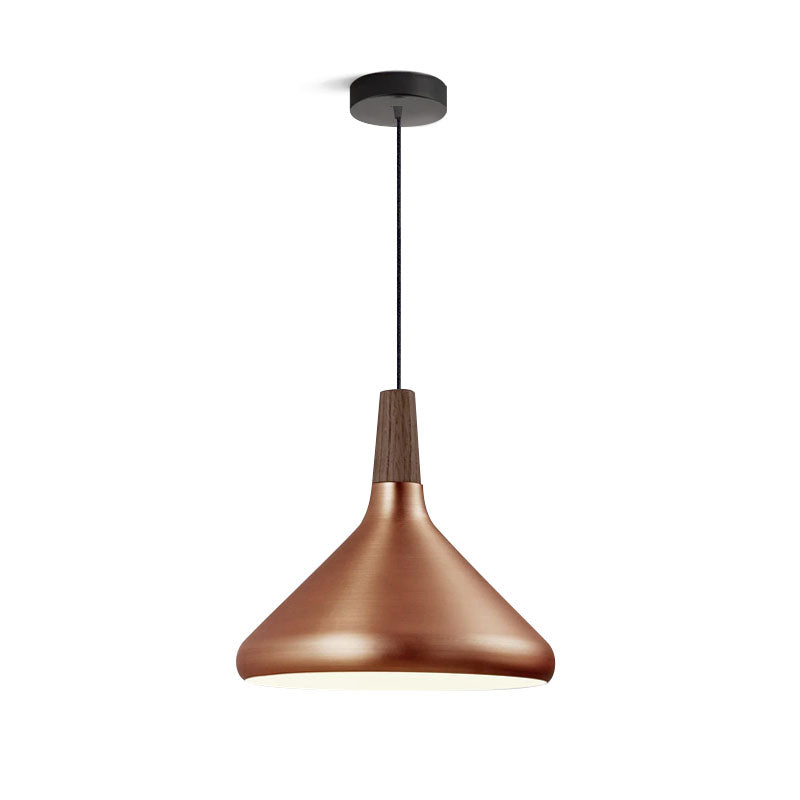 Variant image for Modern Black Pendant Light Fixture with Iron and Wood Design – Stylish Kitchen Pendant Lighting for Indoor Use-9