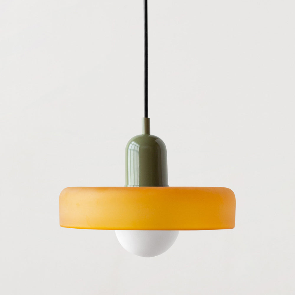 Variant image for Modern Glass Pendant Light Fixture for Kitchen Island - Adjustable Height Hanging Light for Home Decor-57