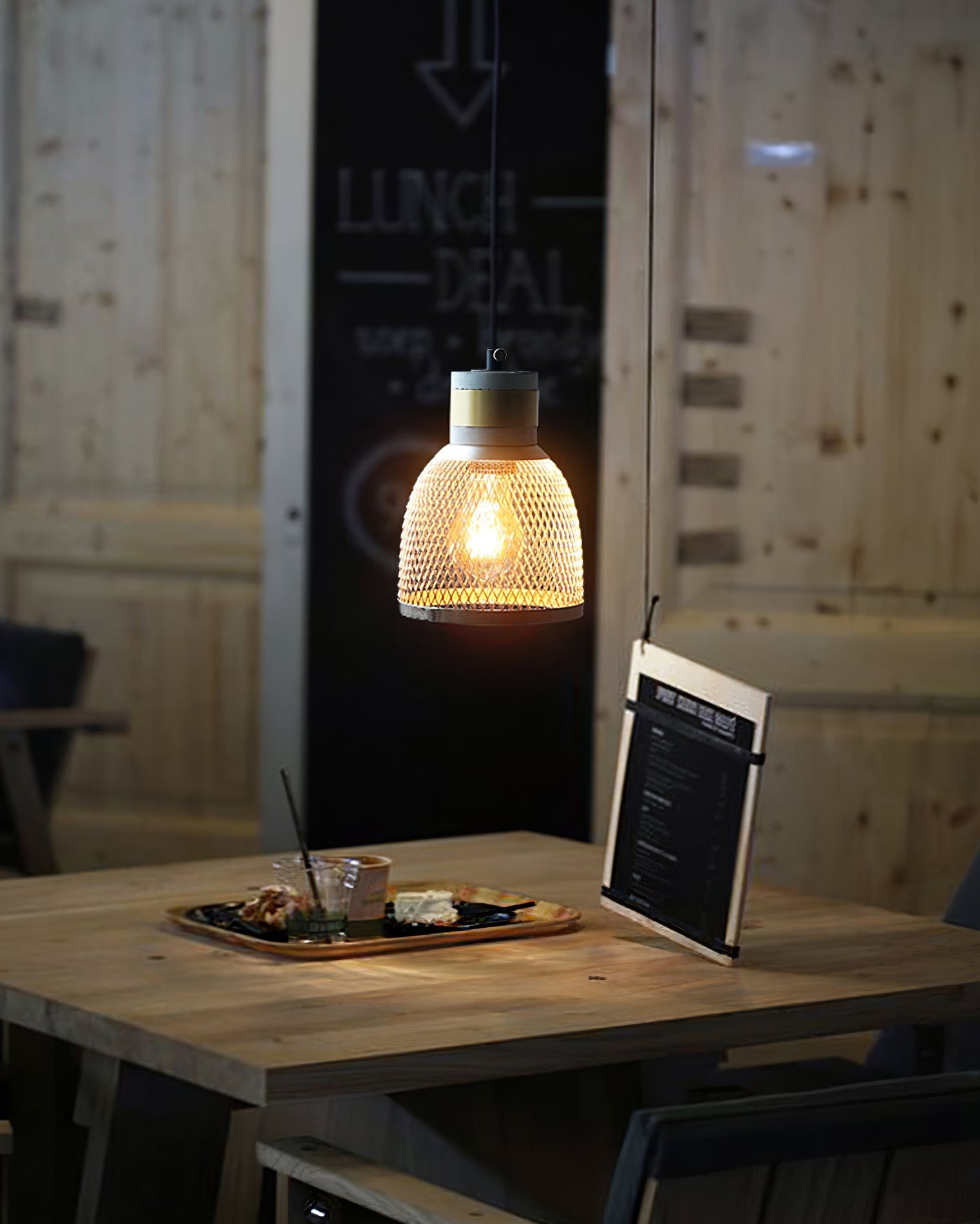 Black Pendant Light for Kitchen Island – Adjustable Urban Concrete Lighting Fixture, Modern Design-3
