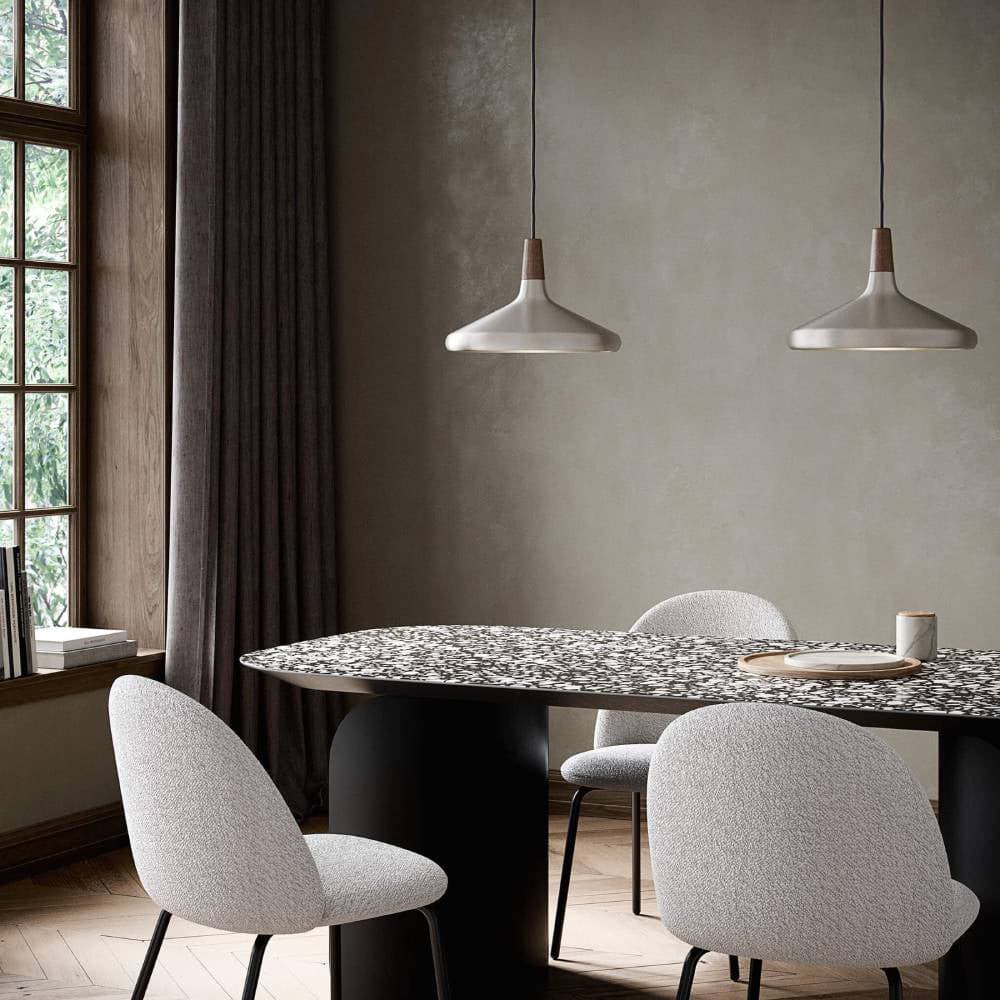 Modern Black Pendant Light Fixture with Iron and Wood Design – Stylish Kitchen Pendant Lighting for Indoor Use-3