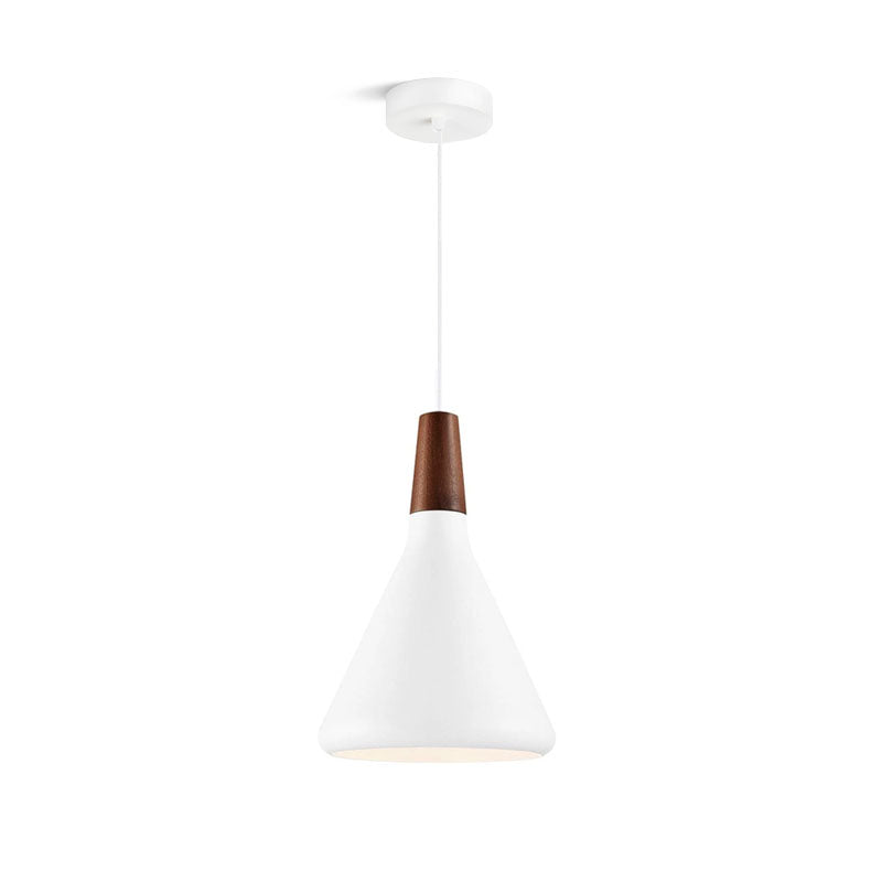 Variant image for Modern Black Pendant Light Fixture with Iron and Wood Design – Stylish Kitchen Pendant Lighting for Indoor Use-1