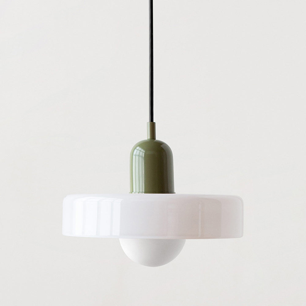 Variant image for Modern Glass Pendant Light Fixture for Kitchen Island - Adjustable Height Hanging Light for Home Decor-33