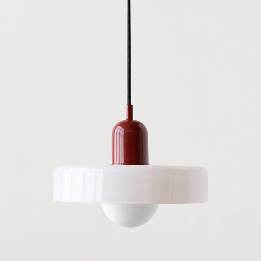 Variant image for Modern Glass Pendant Light Fixture for Kitchen Island - Adjustable Height Hanging Light for Home Decor-23