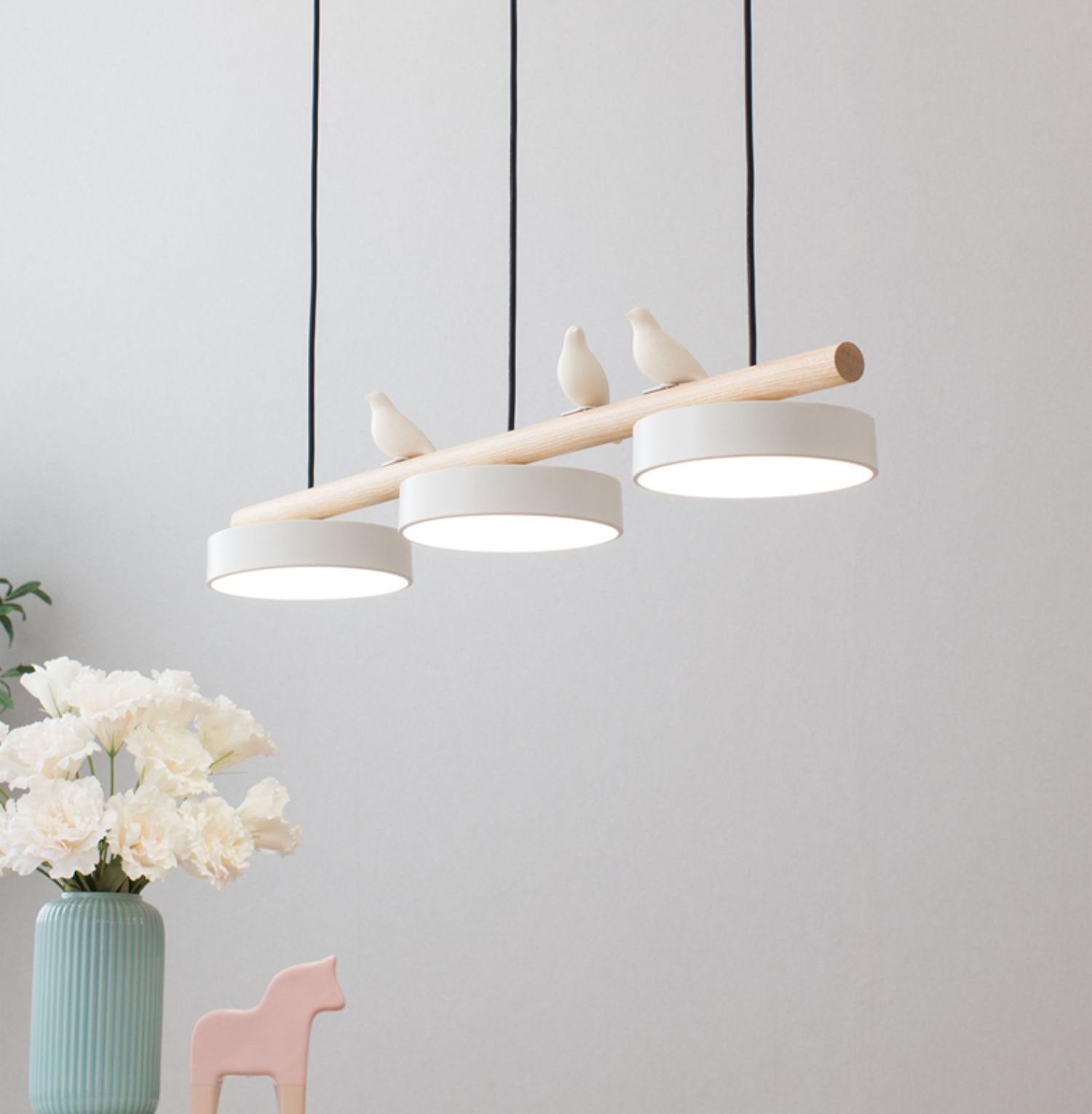 Adjustable Bird Pendant Lamp with Integrated LED – Nature-Inspired Indoor Ceiling Light Fixture-5
