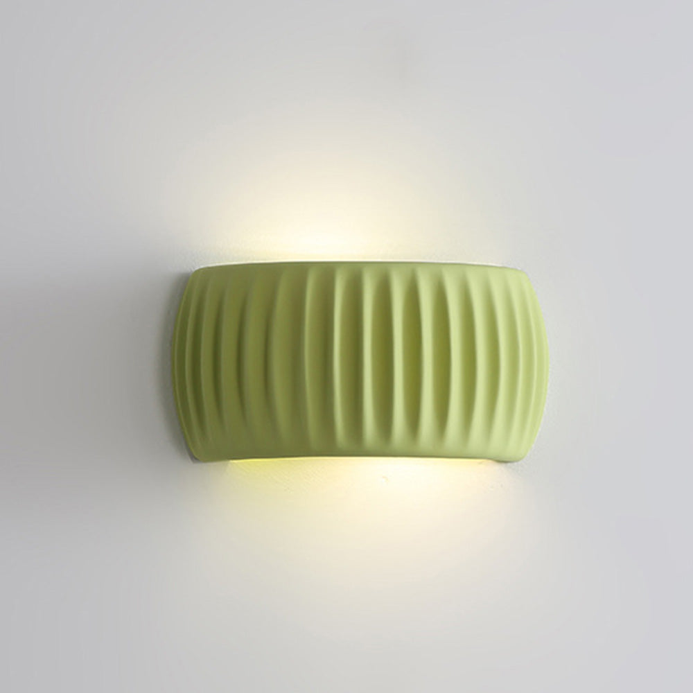 Indoor Wall Light Cream Resin Macaroon Design Elegant Sconce 5.1 in Height Decorative Wall Sconces-2